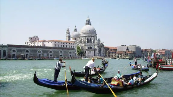 Típica imagen de Venecia.