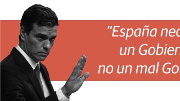 Sánchez entierra toda posibilidad de abstenerse bajo un 'no' sin matices a Rajoy