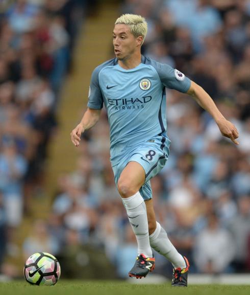 Samir Nasri, durante un partido. 