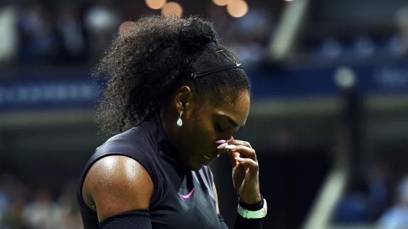 Serena Williams, durante un partido. 