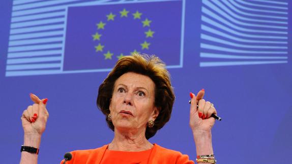 La excomisaria europea Neelie Kroes.
