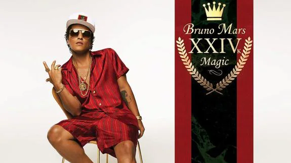 Bruno Mars lanza '24K Magic', el primer sencillo de su tercer disco