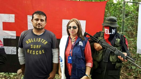 Liberación del rehén Nelson Alarcón, retenido por el ELN.