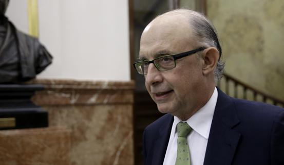 El ministro de Hacienda en funciones, Cristóbal Montoro.