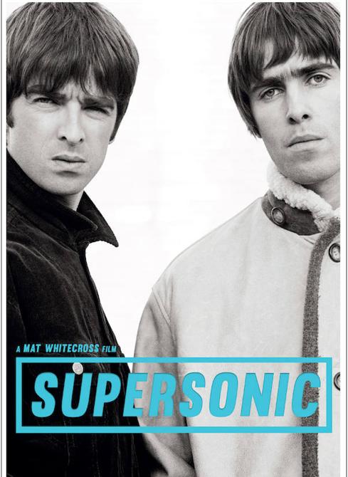 Cartel del documental, 'Oasis: Supersonic'.