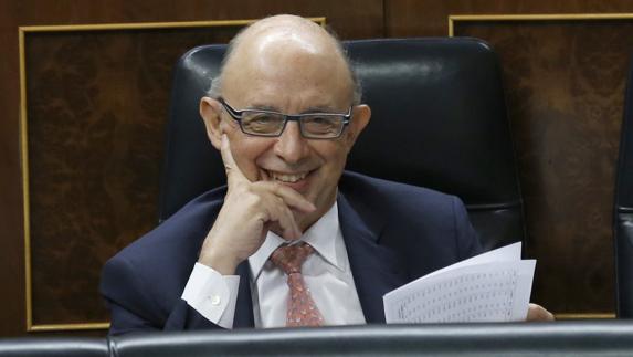 El ministro de Hacienda, Cristóbal Montoro. 