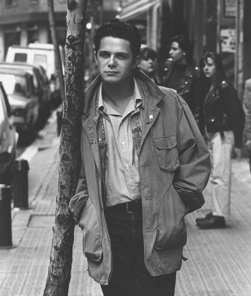 El artista, en una imagen de sus inicios.