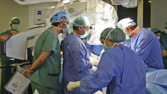 Intervención quirúrgica.