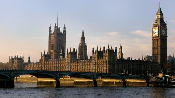 Vista general del Parlamento británico.