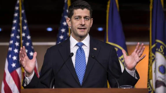 El presidente de la Cámara de Representantes, Paul Ryan.