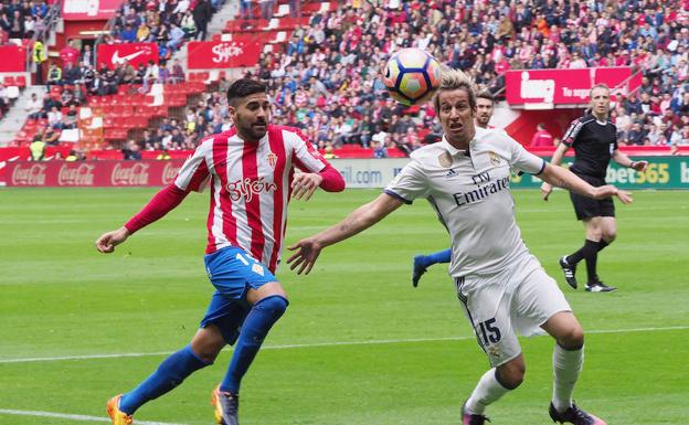 Coentrao, durante un partido de la última temporada. 