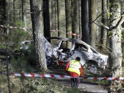 Accidente mortal en Urraki. [PEDRO MARTÍNEZ]