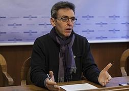 Xabier Iridoy, portavoz del PNV en el Ayuntamiento. ::                             F. DE LA HERA