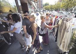 El escaparate en la calle