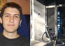 Imagen del cajero automático donde se intentó usar la tarjeta de Hodei