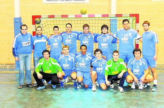 El primer equipo del Erreka ha vuelto a estar con los primeros. 