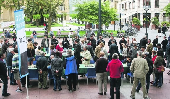 Campeonato de ajedrez 'Jaque mate a la fibrosis quística', que se celebró el año pasado.