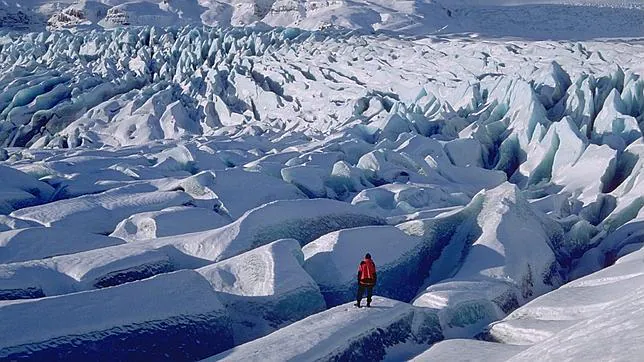 Glaciar Vatnajökull en Islandia. 