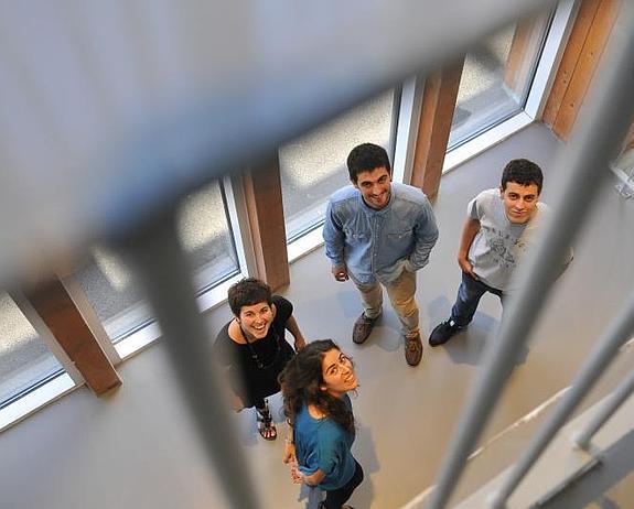 Emprendedores. Tolosaldea Garatzen incentiva el apoyo a los emprendedores con los viveros de empresa (en la foto), o bien becando a los jóvenes que tengan iniciativas de autoempleo. 