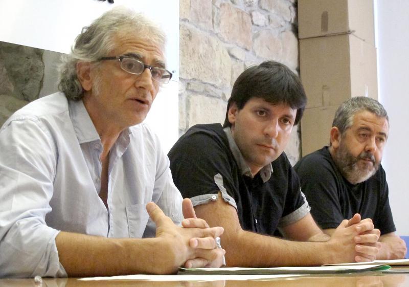 Quinto contenedor. Díez, Mendoza y Ferradás explicaron ayer los detalles del proceso. 