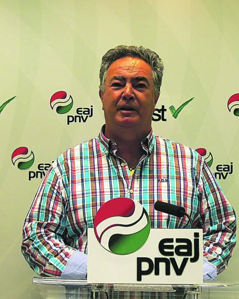 Joxe Angel Zaldua. Candidato a la Alcaldía por parte del PNV. 