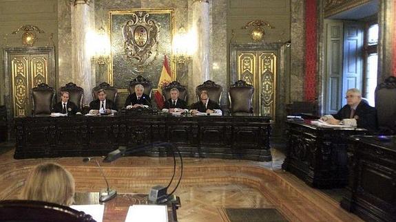 Un momento de la vista celebrada por el Tribunal Supremo. 