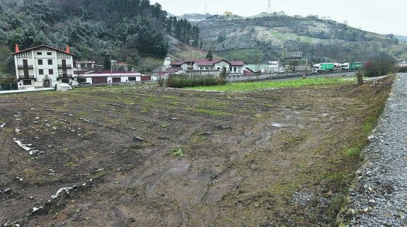 Vista parcial del terreno que se ha acondicionado para este proyecto en la zona de Santa Lucía.