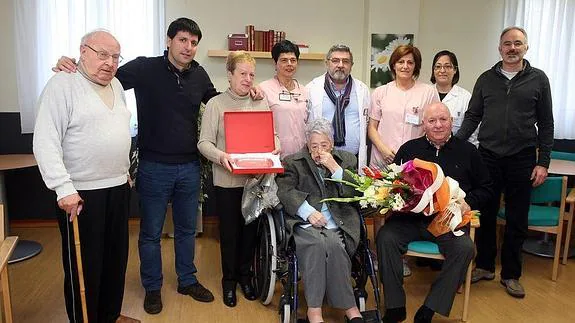 Manuela Gómez, nueva centenaria en Errenteria