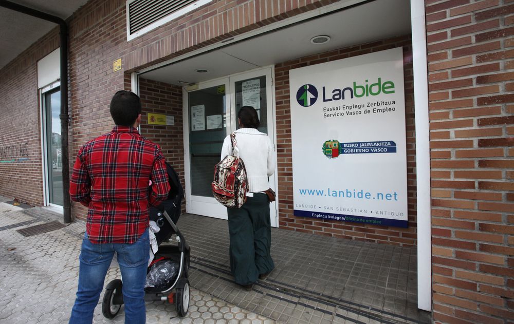 Oficina de Lanbide en Donostia. 