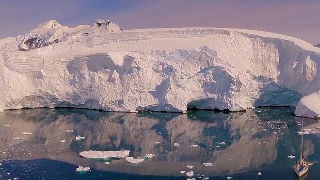 La magia de la Antártida, a bordo de un drone