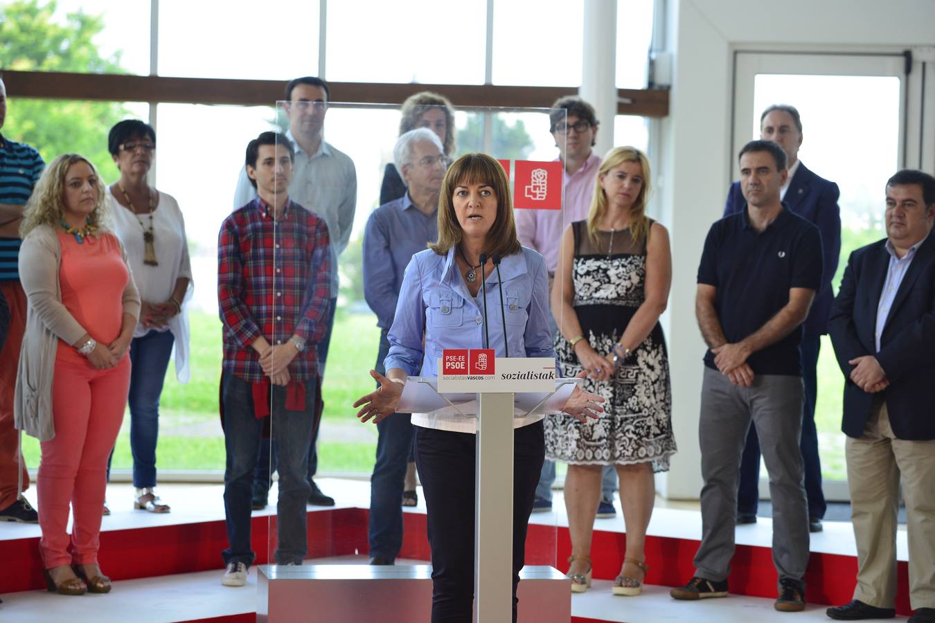 Idoia Mendia, en San Sebastián.