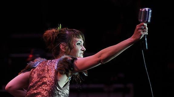 La cantante francesa Isabelle Geffroy, conocida como Zaz.