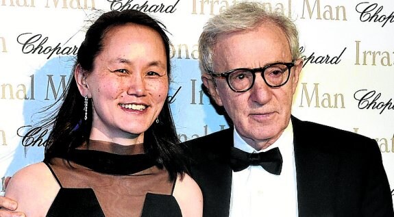 Soon-Yi Previn y Woody Allen, el pasado mes de mayo. 