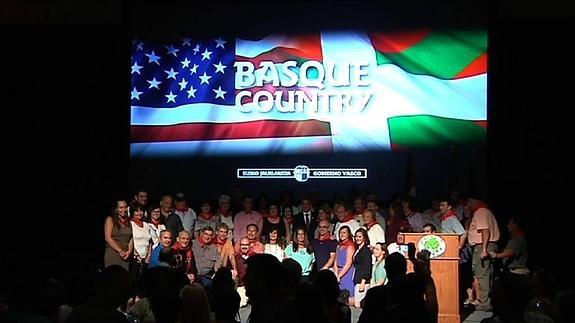 La recepción ofrecida en Boise a los vascos y descendientes de vascos que residen en Estados Unidos