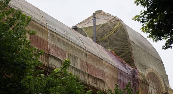 Los técnicos de Urbanismo son partidarios del derribo de la parte superior de la cúpula del Bellas Artes.