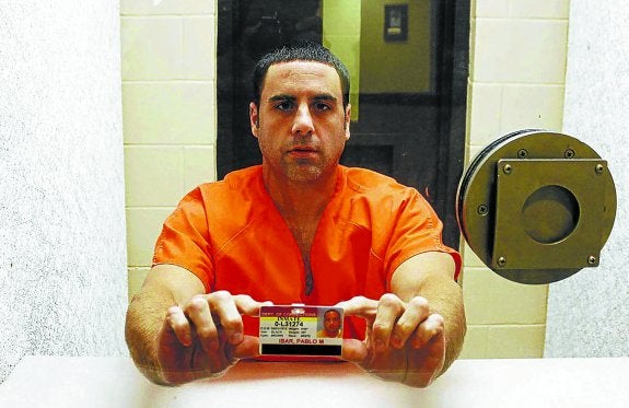 Pablo Ibar, en la cárcel, donde está sentenciado a muerte.