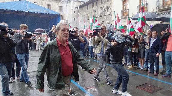 José Luis Elkoro este jueves en Bergara. 