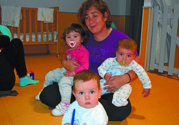 Haurreskola. Momentu honetan bost haur daude. 