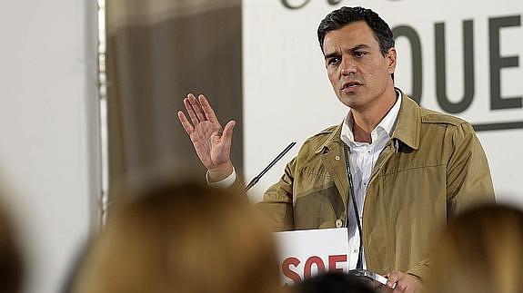 El secretario general del PSOE, Pedro Sánchez