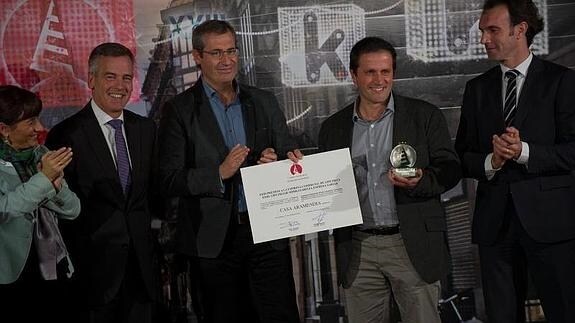 Acto de entrega del Premio a la Empresa Comercial de Gipuzkoa 2015 