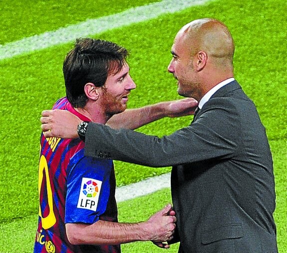 Leo Messi y Pep Guardiola podrían unir otra vez sus caminos. 