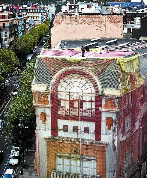 La cúpula fue demolida a finales de octubre. 