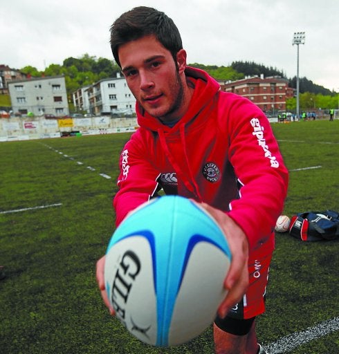 Mikel Aizpurua, medio melé de Ordizia.