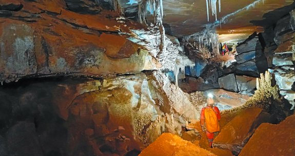La cueva de Rebollar II podría ser una galería fósil del sistema de Ponata.