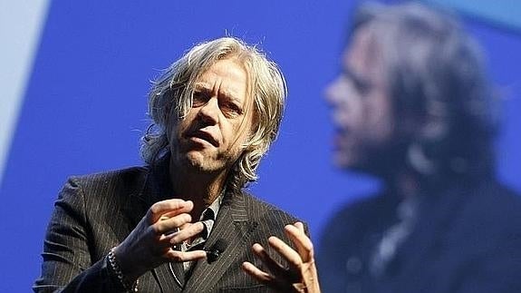 El cantante Bob Geldof