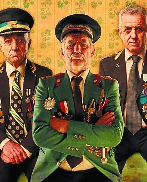 Joxe Ramón Soroiz, Kandido Uranga y Ramón Agirre. 