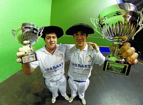 Trinquete. Lizaso y Taberna se proclamaron campeones. 