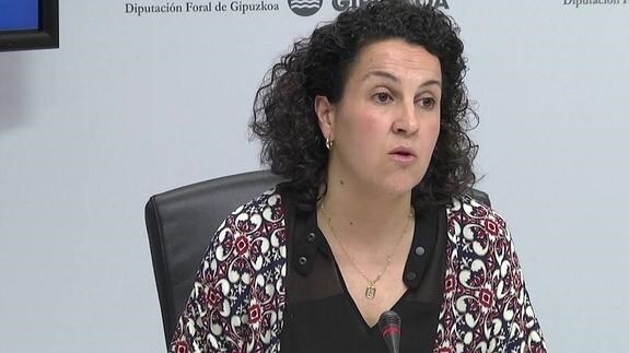 La diputada de Desarrollo Económico, Medio Rural y Equilibrio Territorial, Ainhoa Aizpuru.