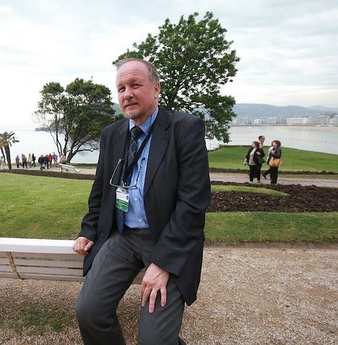 Markku Poutanen, ayer en el Palacio Miramar.