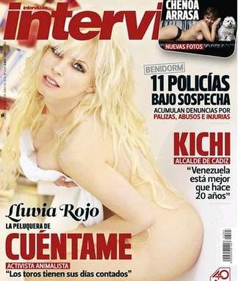 Interviú desnuda a Lluvia Rojo, Pili en 'Cuéntame'